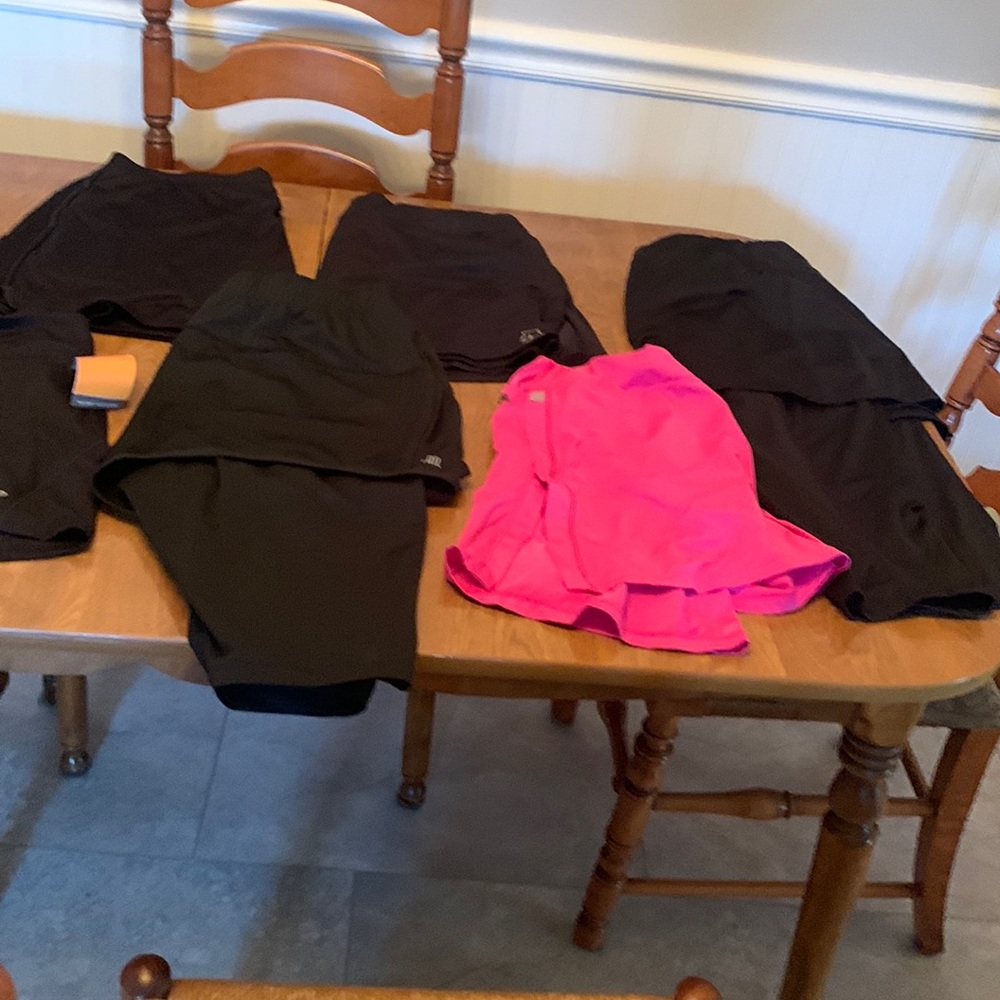 Bundle of skorts closing closet. Last markdown before donation